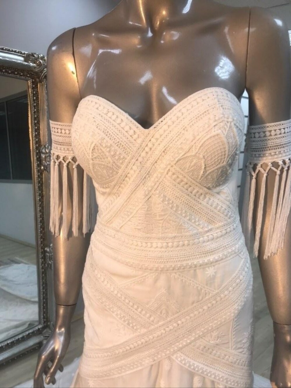 Ru De Sein Inspired Custom Wedding Dress - Never Worn - Picture 2 of 15